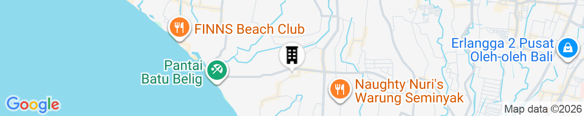 Map for Kamaniiya Petitenget Seminyak