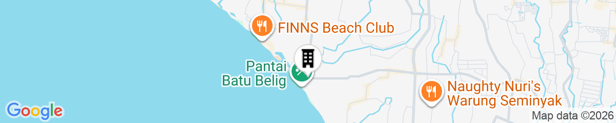 Map for The Akasha Seminyak Bali Boutique Hotel