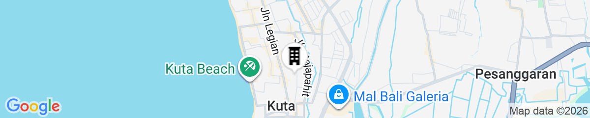 Map for Dewi Sri Hotel