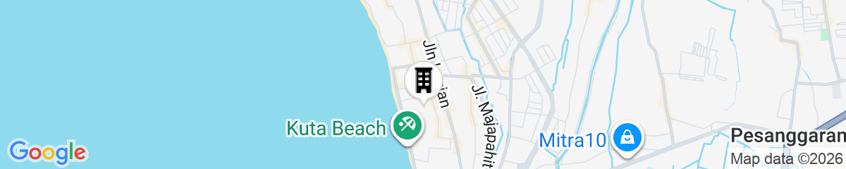 Map for Adi Dharma Hotel Kuta