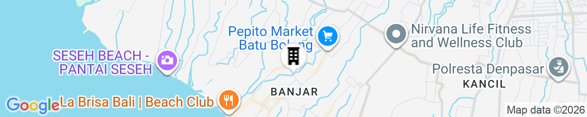 Map for Leafy Lofts Canggu
