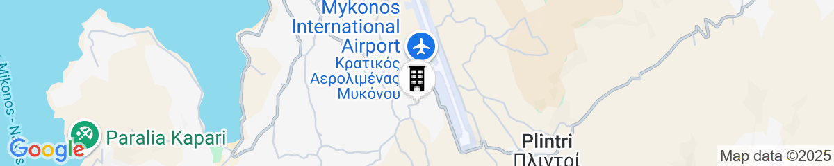 Map for Adama Mykonos Boutique Hotel