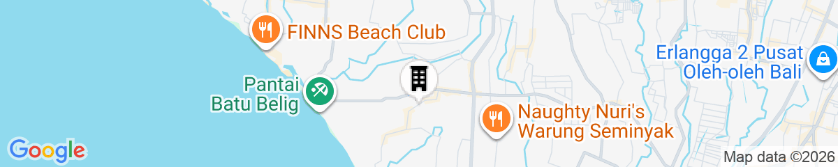 Map for Rama Residence Seminyak