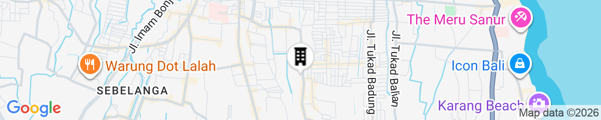 Map for The Banyumas Villa