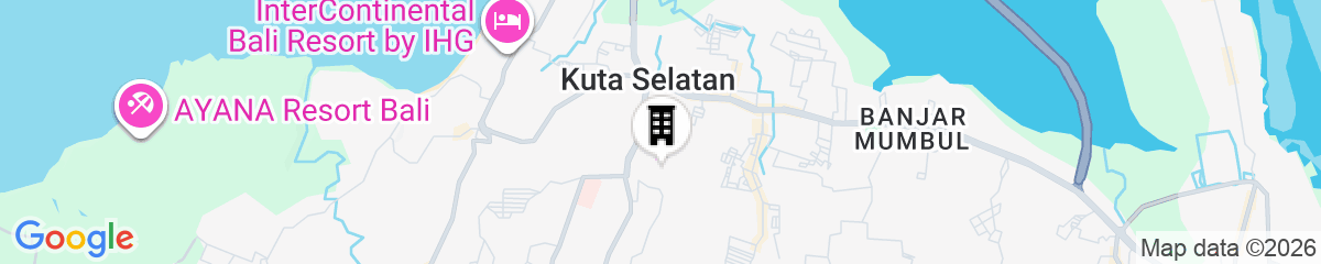 Map for Bali Bobo Hostel