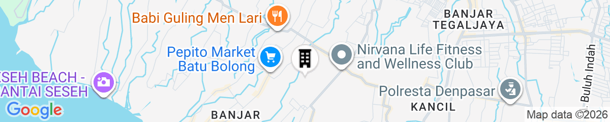 Map for Kampung Canggu