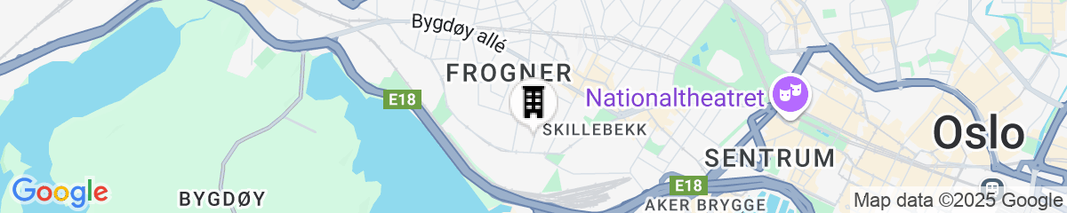 Map for Home Hotel Gabelshus