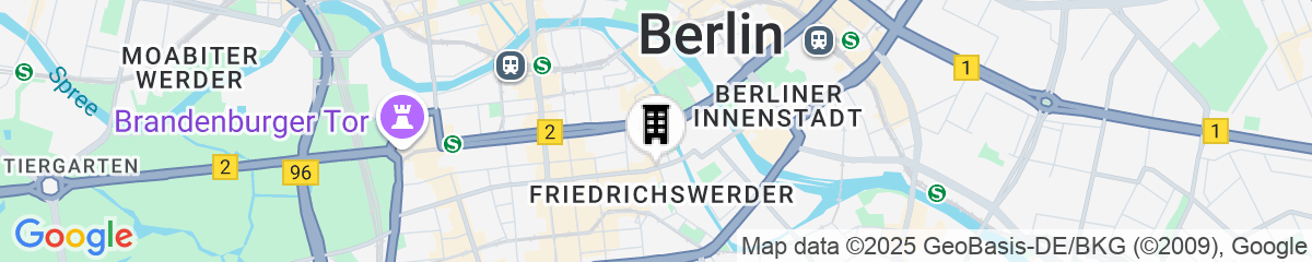 Map for ARCOTEL John F Berlin