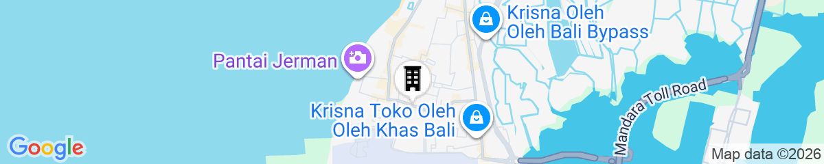 Map for Lokal Bali Hostel