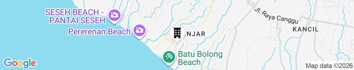 Map for Mojosurf Camp Canggu - Hostel