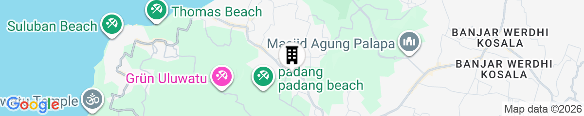 Map for One Degree Sunset Hill Leisure