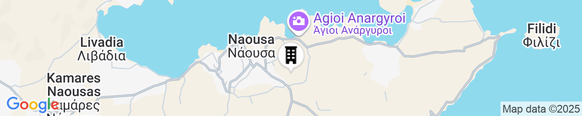 Map for Mr & Mrs White Paros Suites & More