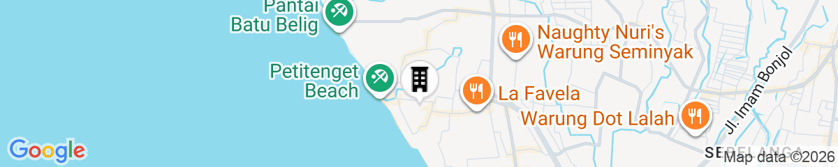 Map for Origin Seminyak