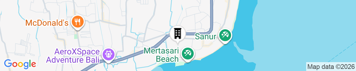 Map for Sanur Lodge
