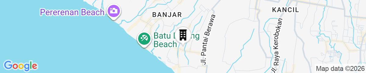 Map for The Kemilau Hotel & Villa Canggu
