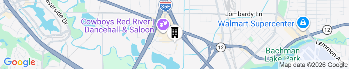 Map for Fairfield Inn & Suites by Marriott Dallas Love Field