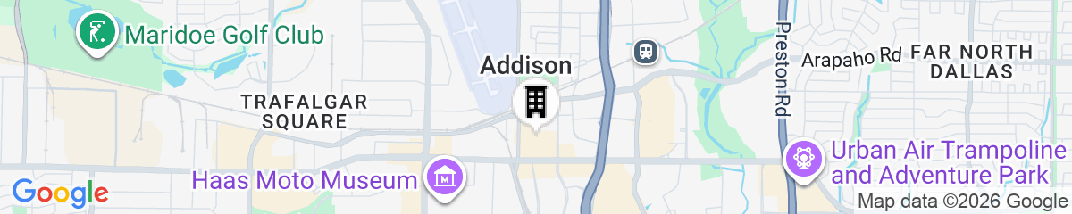 Map for Home2 Suites by Hilton Dallas Addison