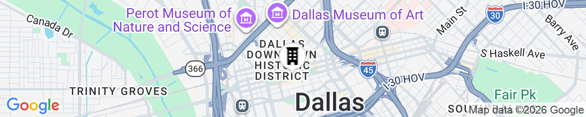 Map for The Joule Dallas