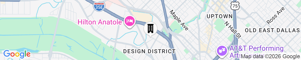 Map for Virgin Hotels Dallas