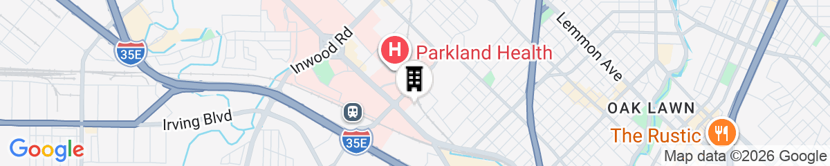 Map for Home2 Suites by Hilton Dallas Medical District Lovefield