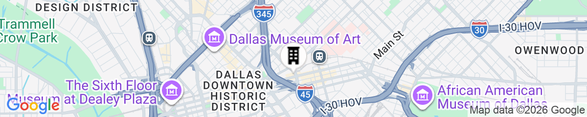 Map for Kimpton Pittman Hotel – Downtown Dallas by IHG