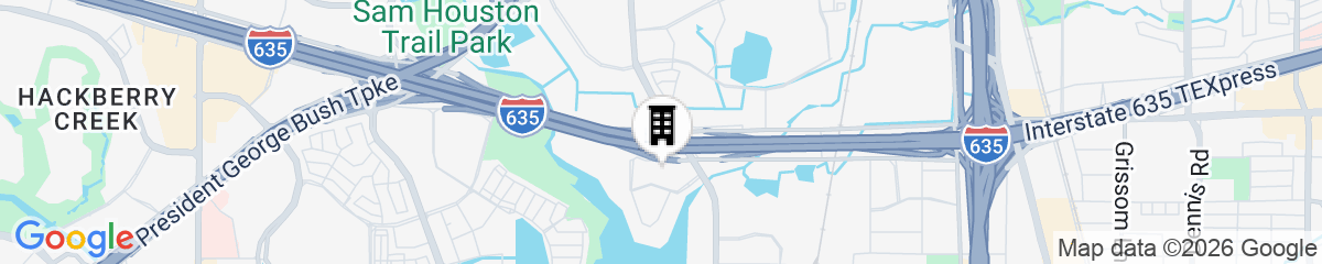 Map for Holiday Inn Express & Suites Dallas NW - Farmers Branch by IHG