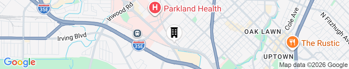 Map for Holiday Inn Express Dallas Medical-Market Center by IHG