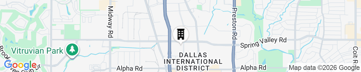 Map for Embassy Suites by Hilton Dallas Near the Galleria