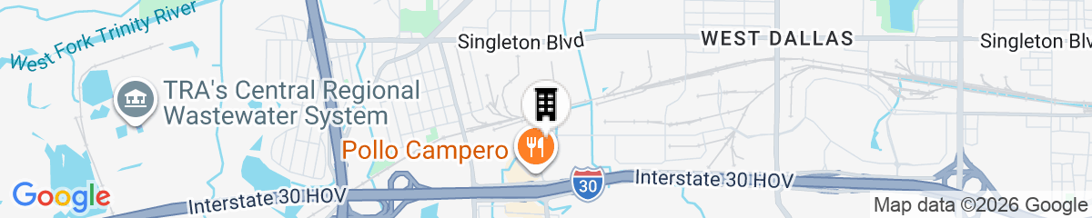 Map for Fairfield Inn & Suites Dallas West/i-30