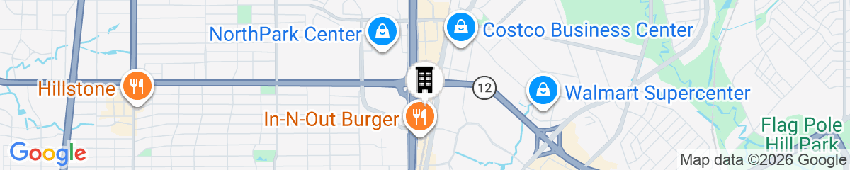 Map for DoubleTree by Hilton Dallas - Campbell Centre