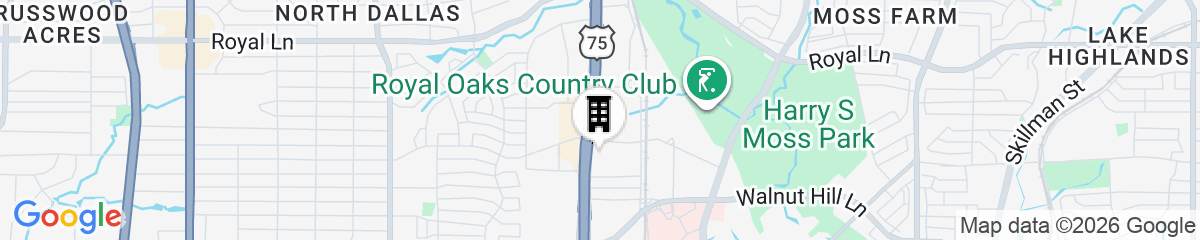 Map for Hilton Garden Inn North Dallas Central Expy