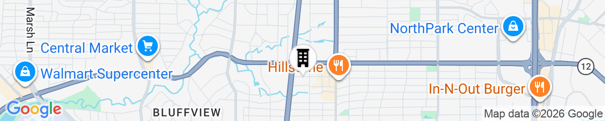 Map for Hilton Dallas/Park Cities