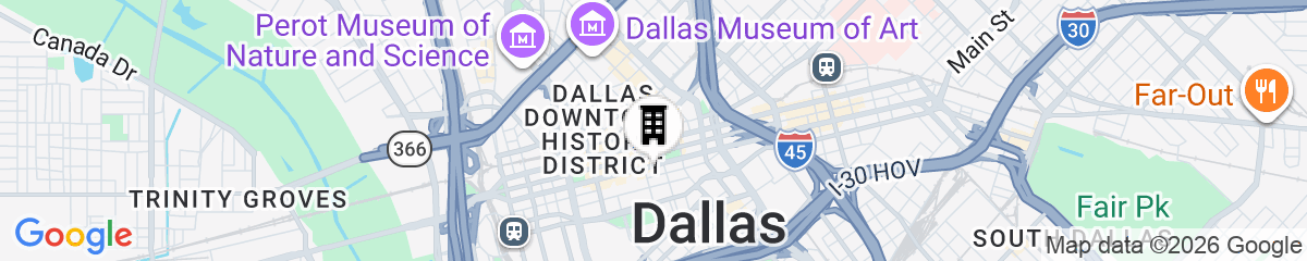 Map for Residence Inn by Marriott Dallas Downtown