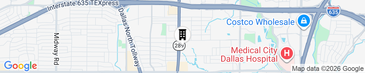 Map for Cooper Hotel Conference Center & Spa