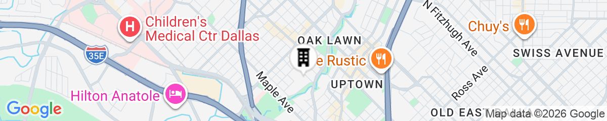 Map for Rosewood Mansion on Turtle Creek