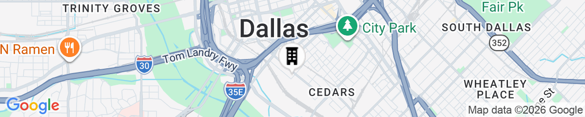 Map for Canvas Hotel Dallas