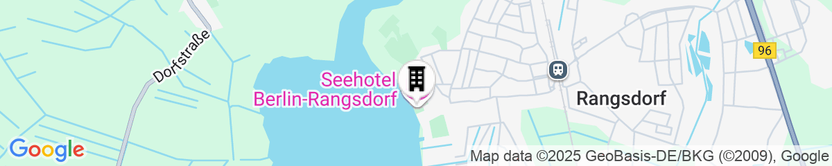 Map for Seehotel Berlin-Rangsdorf
