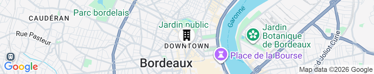 Map for Hôtel de Tourny