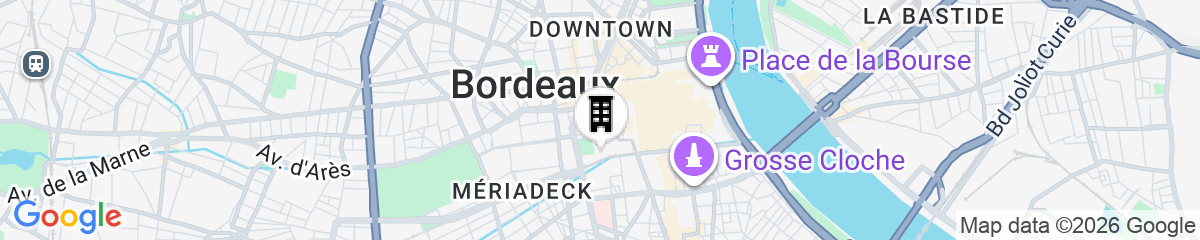 Map for Hôtel Cardinal