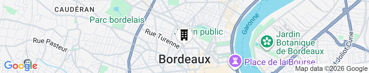 Map for Le Palais Gallien Hôtel & Spa