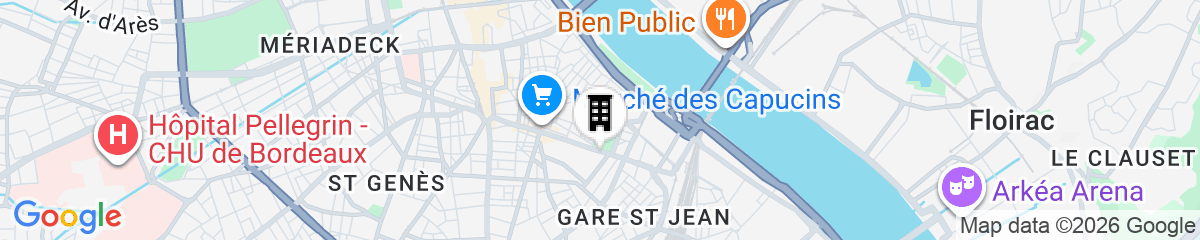 Map for Hôtel La Zoologie