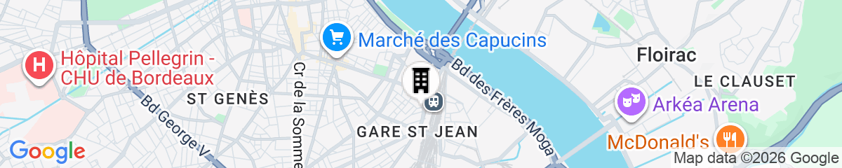 Map for Mercure Bordeaux Centre Gare Atlantic