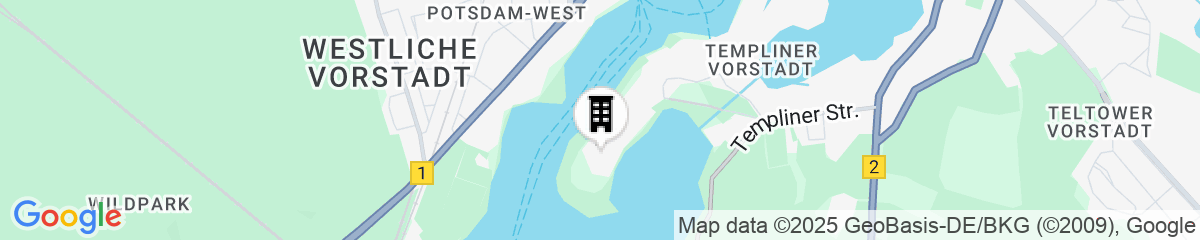 Map for INSELHOTEL Potsdam - Hermannswerder