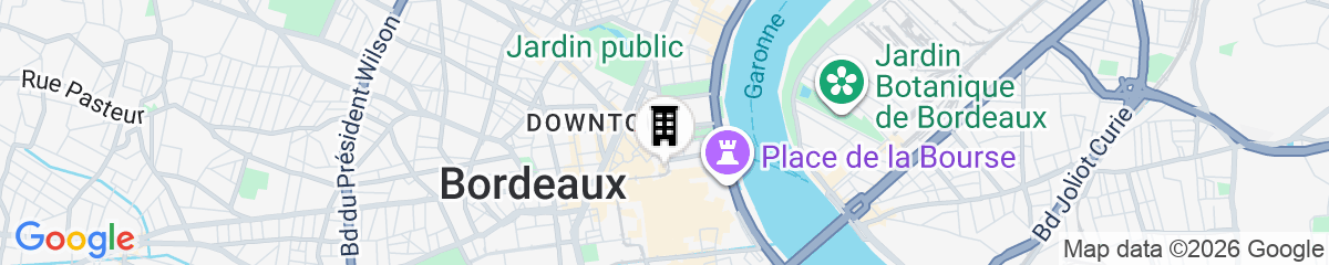 Map for Intercontinental Bordeaux Le Grand Hotel by IHG
