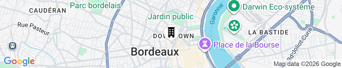 Map for Hôtel La Cour Carrée