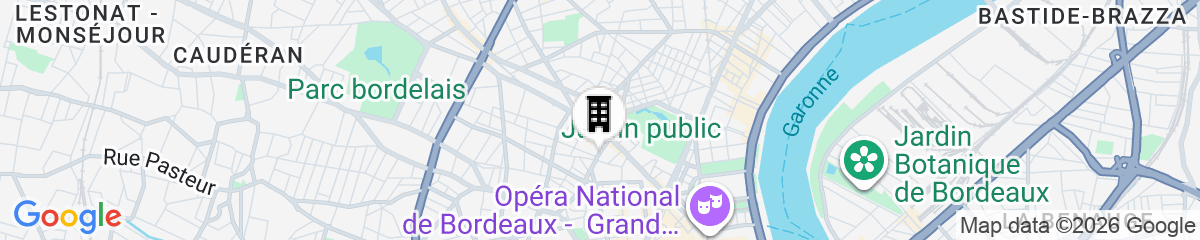 Map for La Maison Bord'eaux