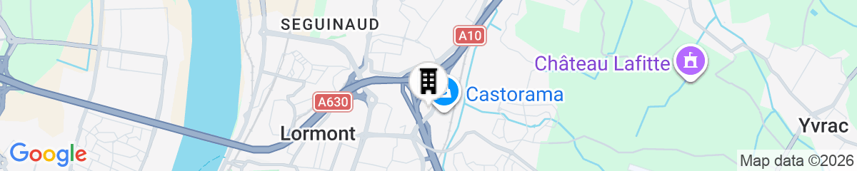 Map for ibis budget Bordeaux Lormont