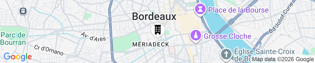 Map for Novotel Bordeaux Centre-Ville