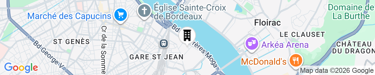 Map for Quality Aparthotel Bordeaux Saint-Jean