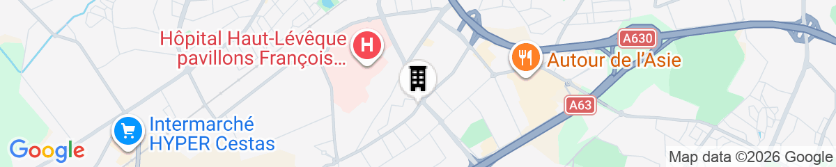 Map for Campanile NATURE - Bordeaux Sud Pessac